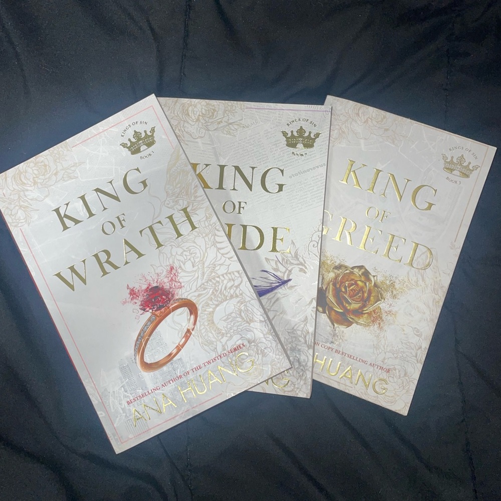KING OF SINS King of Wrath, Pride, and Greed Book Set By Ana Huang